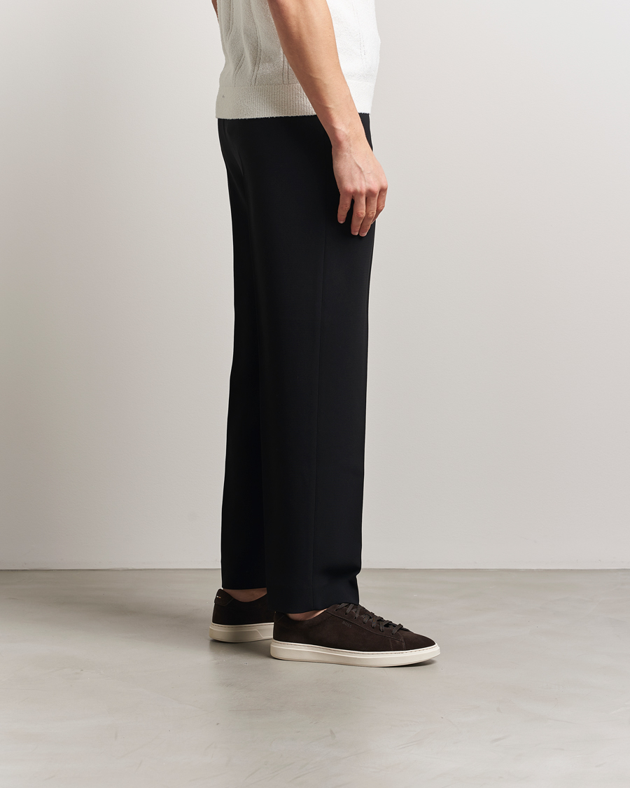 Herr | Sneakers | BOSS BLACK | Kieran Suede Sneaker Dark Brown