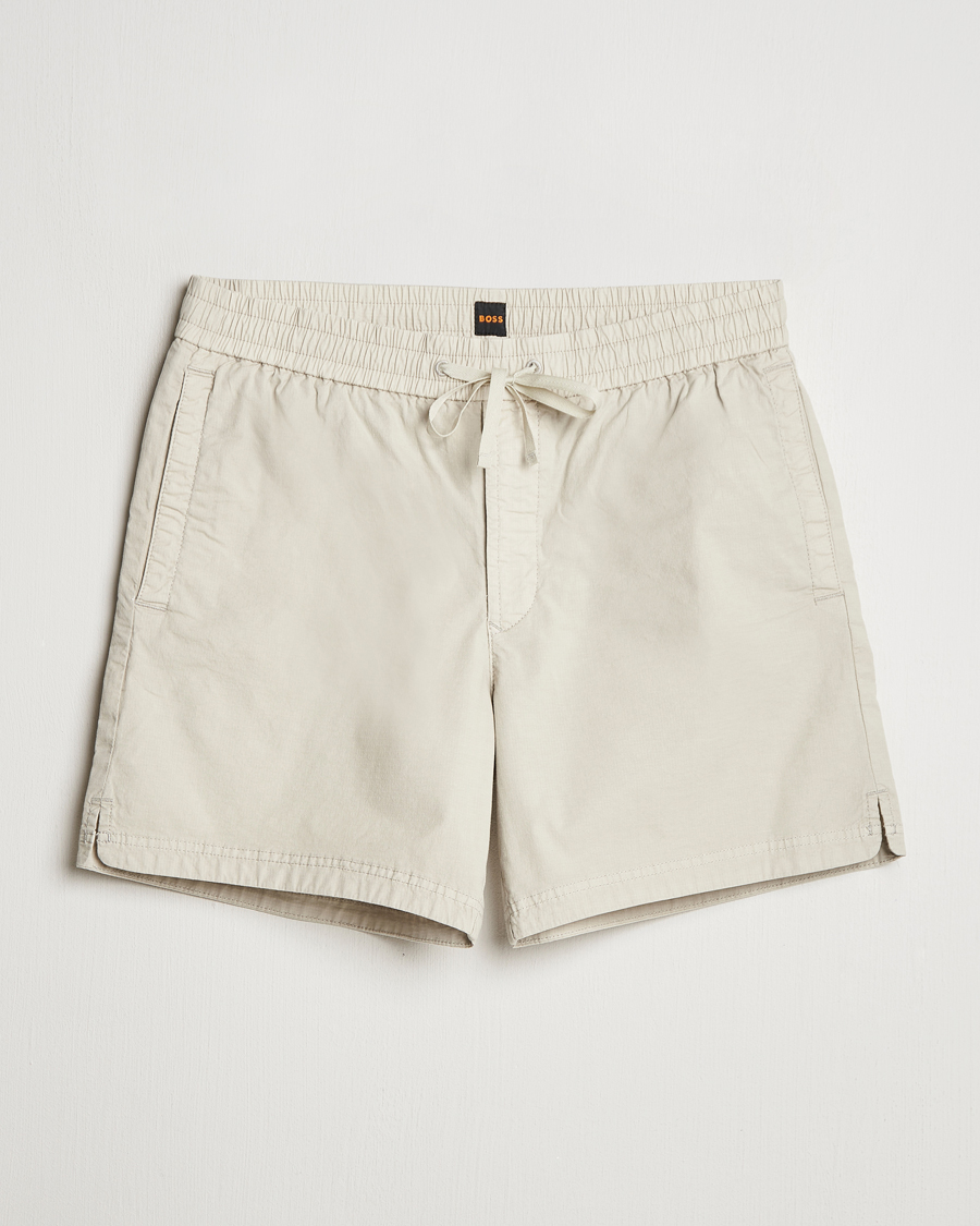 Herr | Shorts | BOSS ORANGE | Sandrew Drawstring Shorts Light Beige