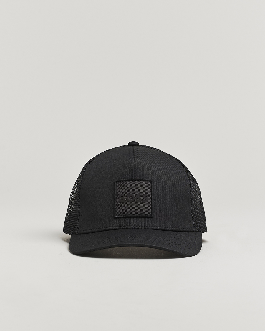 Herr | BOSS ORANGE Elliot Trucker Cap Black | BOSS ORANGE | Elliot Trucker Cap Black