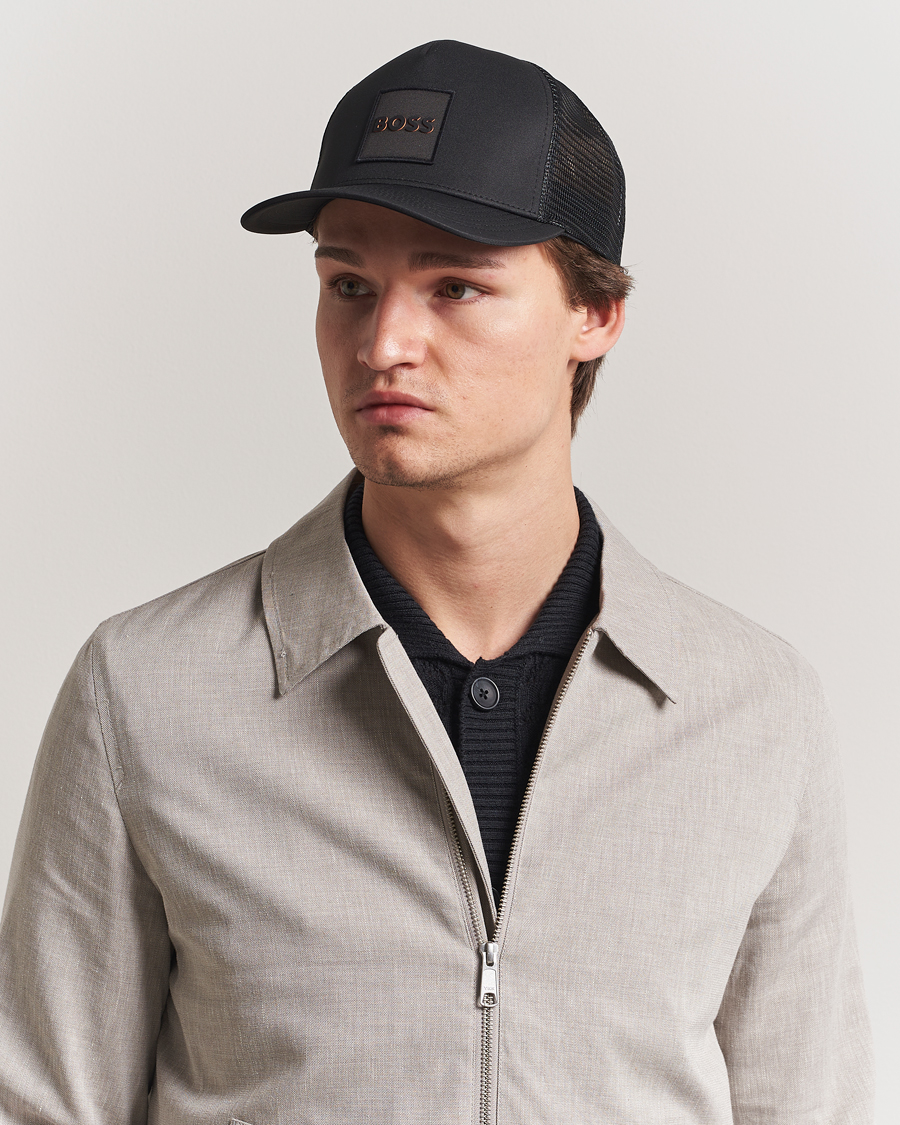 Herr | Hattar & kepsar | BOSS ORANGE | Elliot Trucker Cap Black