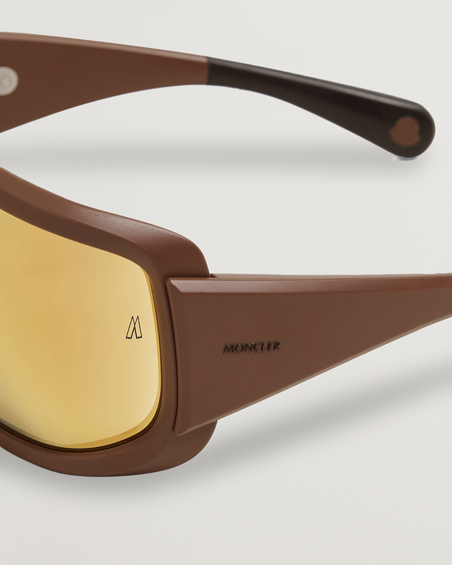 Herr | Solglasögon | Moncler Lunettes | Snowseeker Sunglasses Matte Brown