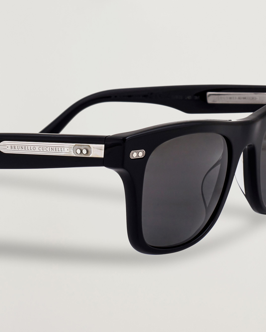 Herr | Solglasögon | Brunello Cucinelli | Mr.Brunello Sunglasses Nero