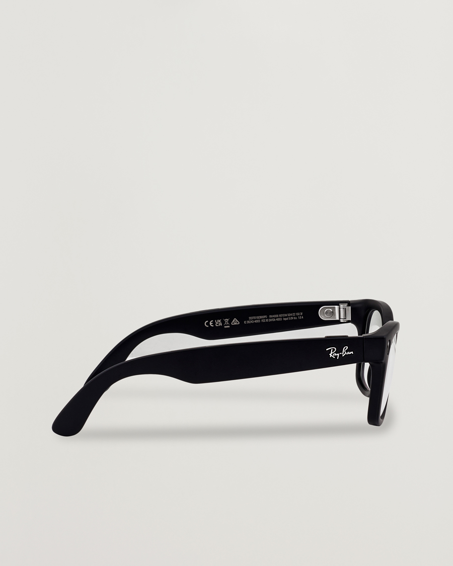 Herr | Solglasögon | Ray-Ban | Wayfarer Meta 50 Sunglasses Matte Black