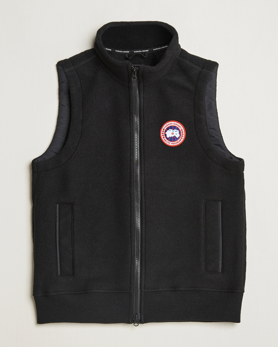 Herr | Västar | Canada Goose | Mersey Fleece Vest Black