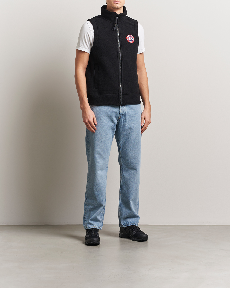 Herr | Jackor | Canada Goose | Mersey Fleece Vest Black
