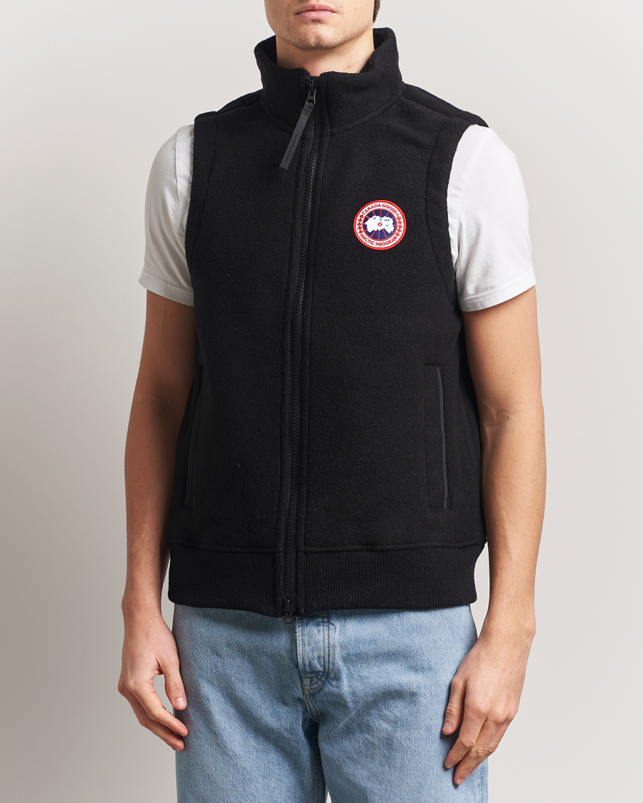 Herr | Västar | Canada Goose | Mersey Fleece Vest Black