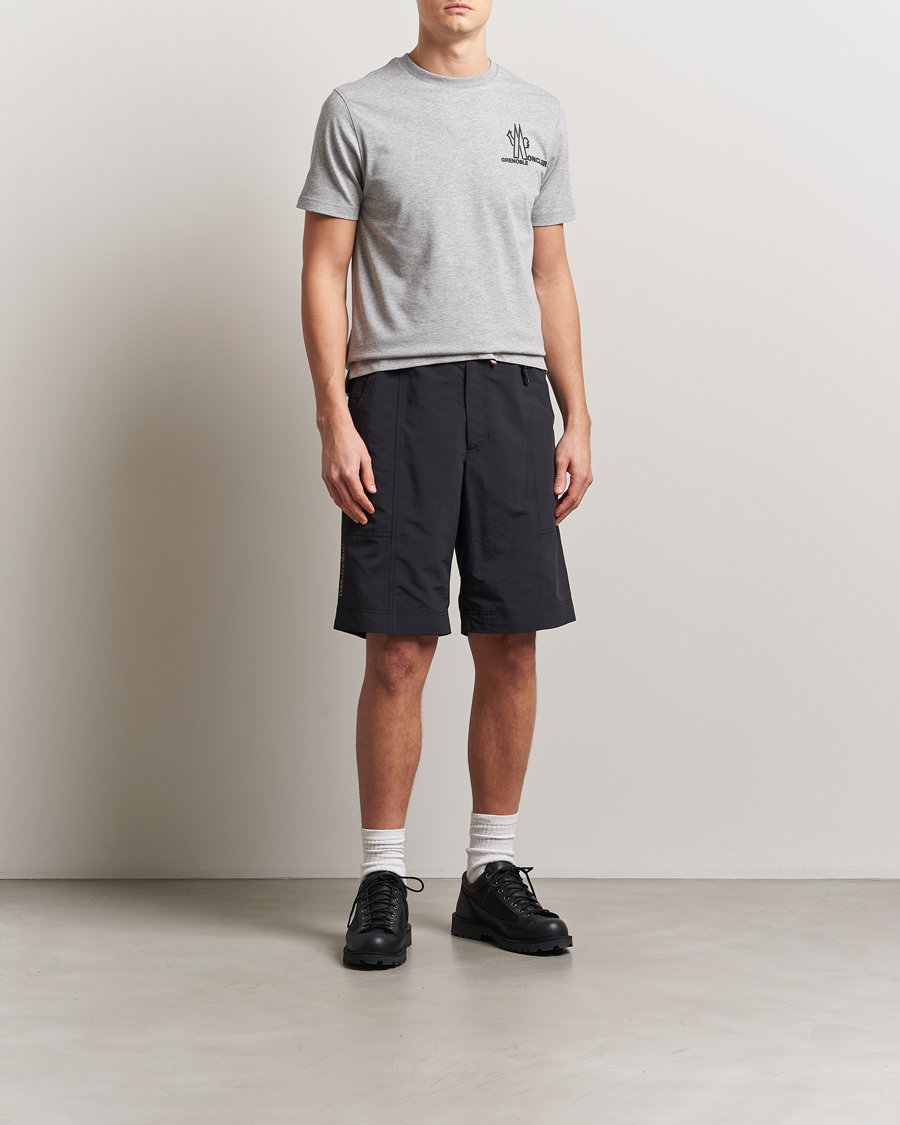 Herr | T-Shirts | Moncler Grenoble | Logo T-Shirt Heather Grey