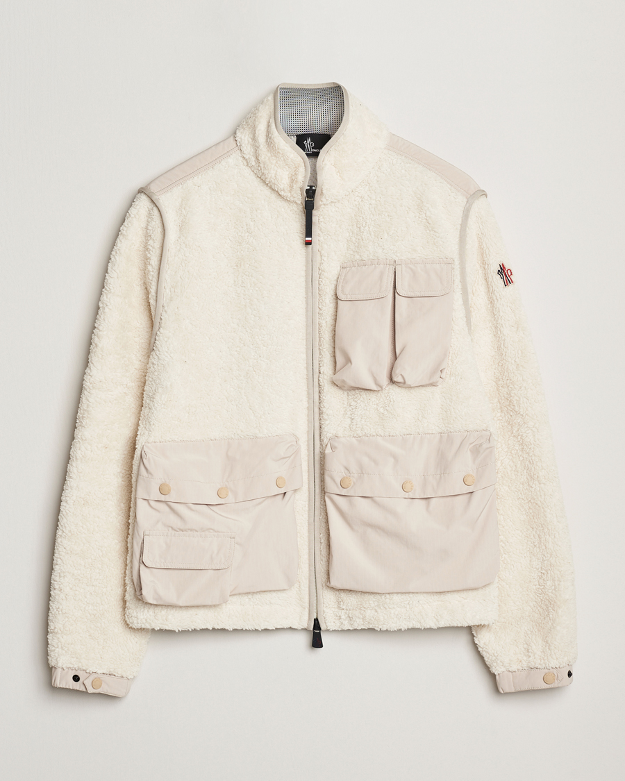 Herr | Tröjor | Moncler Grenoble | Zip Up Cardigan Off White