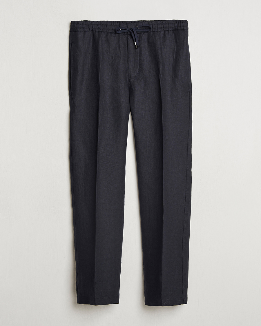Herr | Byxor | Moncler | Drawstring Trousers Navy