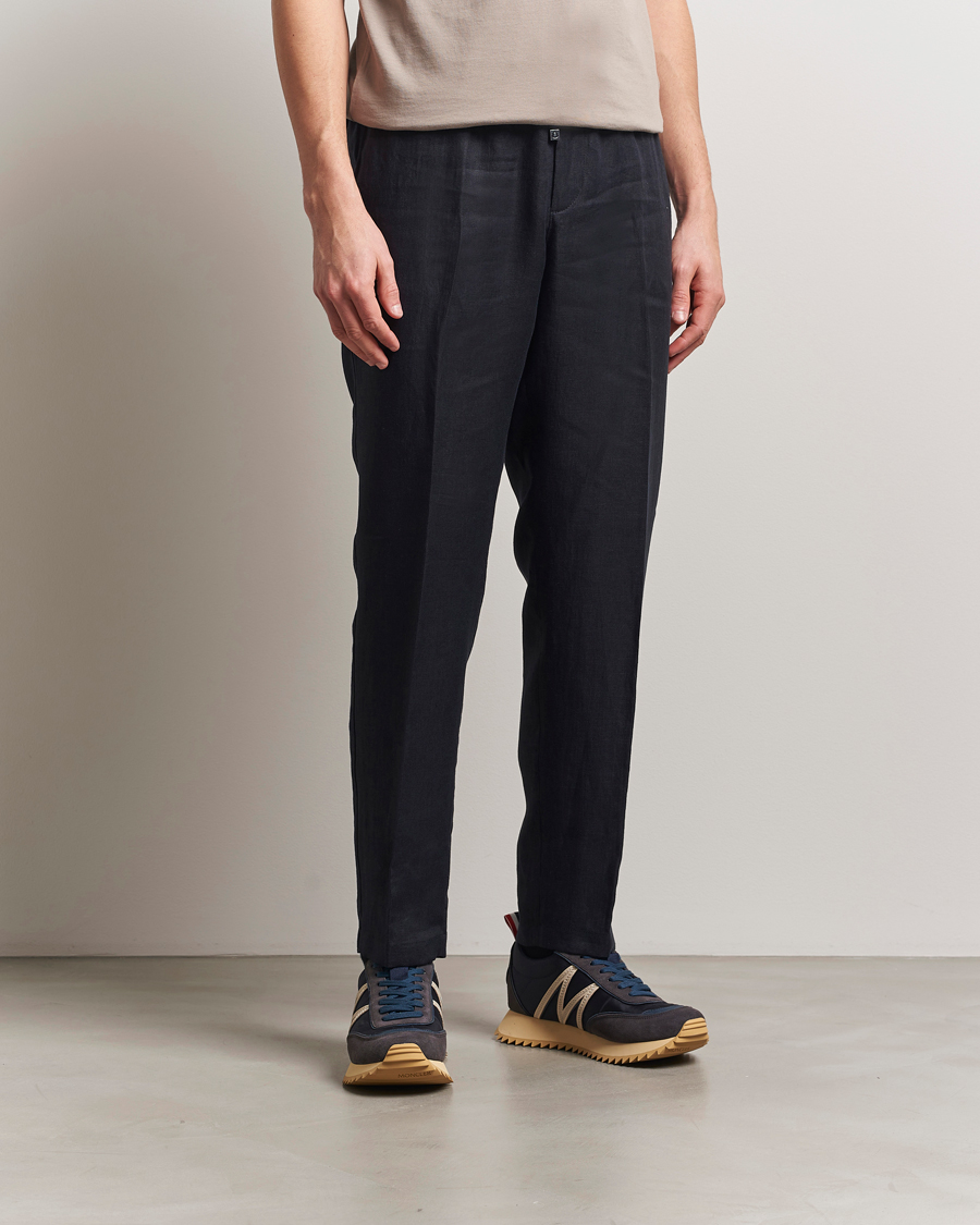 Herr | Byxor | Moncler | Drawstring Trousers Navy