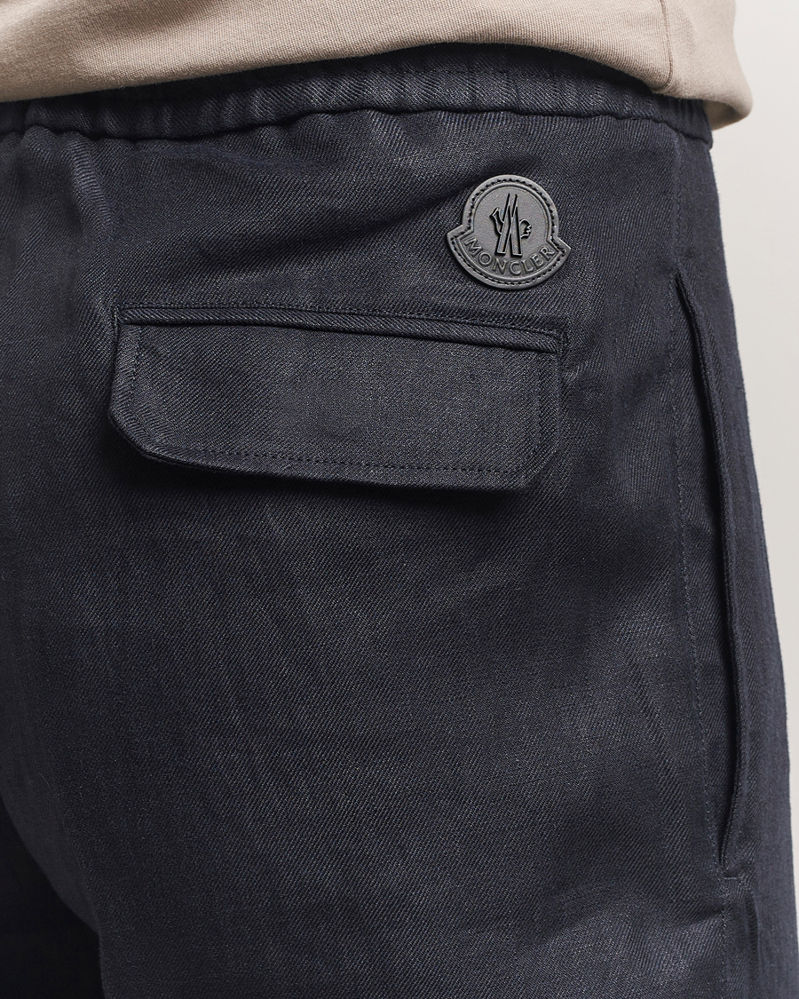 Herr | Byxor | Moncler | Drawstring Trousers Navy