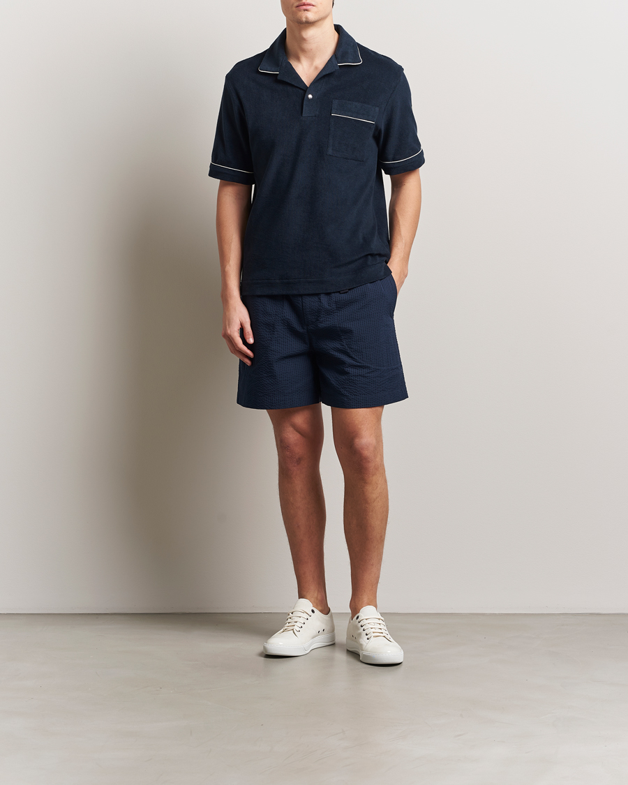 Herr | Shorts | Moncler | Drawstring Shorts Navy