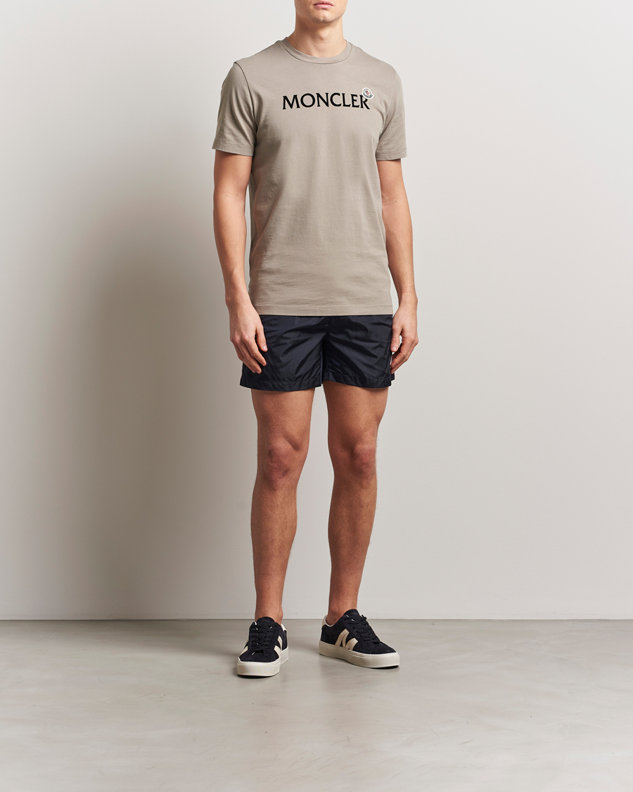 Herr | Badbyxor | Moncler | Nylon Swim Shorts Navy