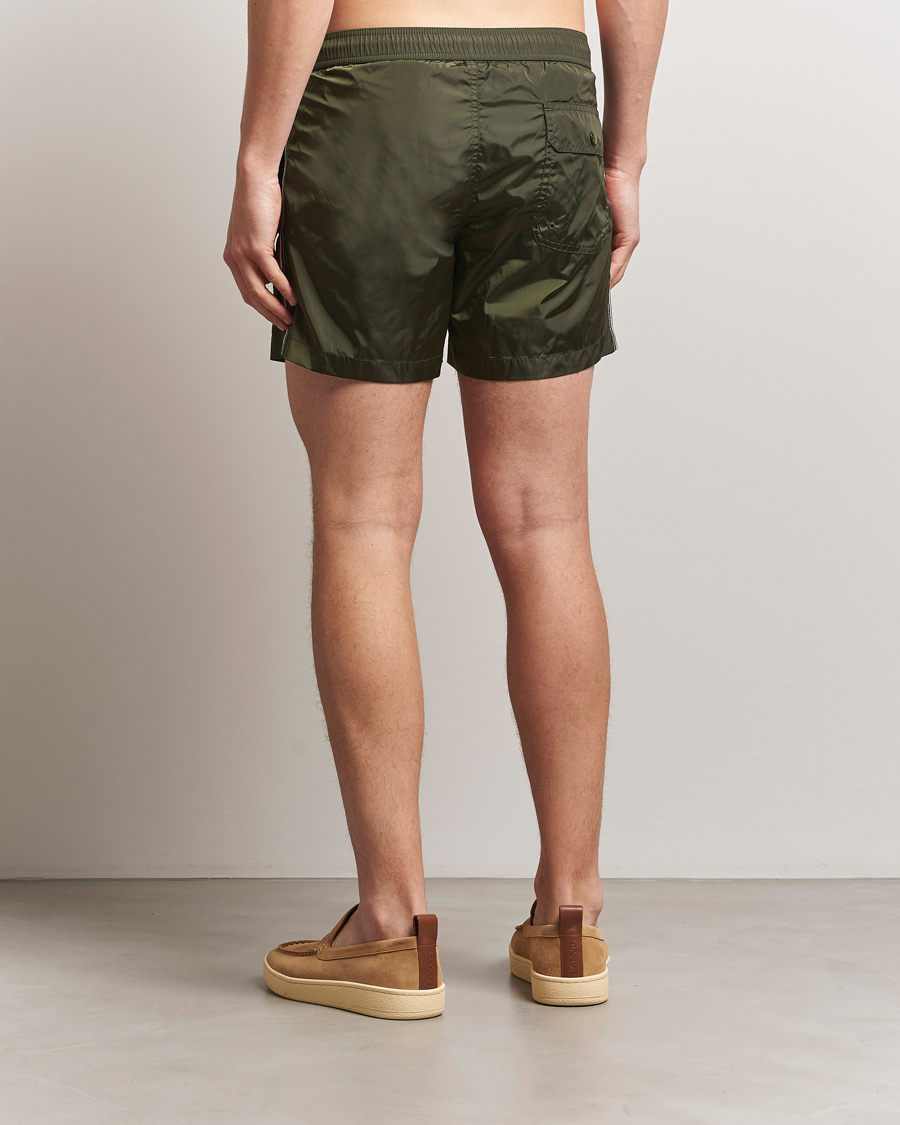 Herr | Badbyxor | Moncler | Nylon Swim Shorts Dark Green