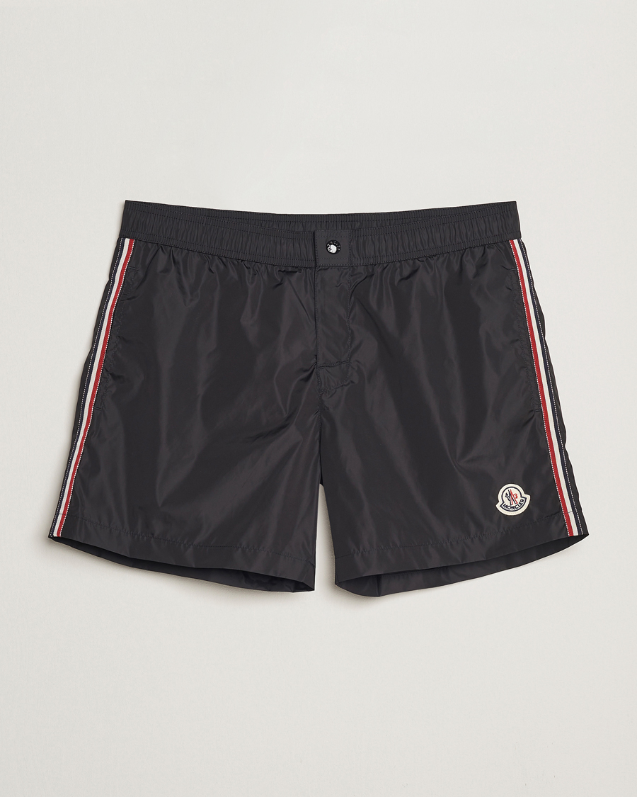 Herr | Badbyxor | Moncler | Nylon Swim Shorts Black