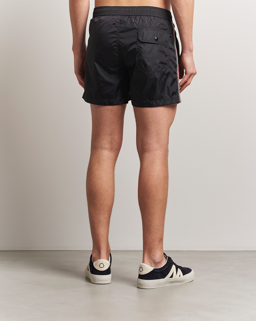 Herr | Badbyxor | Moncler | Nylon Swim Shorts Black