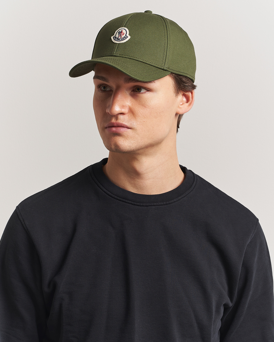 Herr | Hattar & kepsar | Moncler | Logo Baseball Cap Dark Green