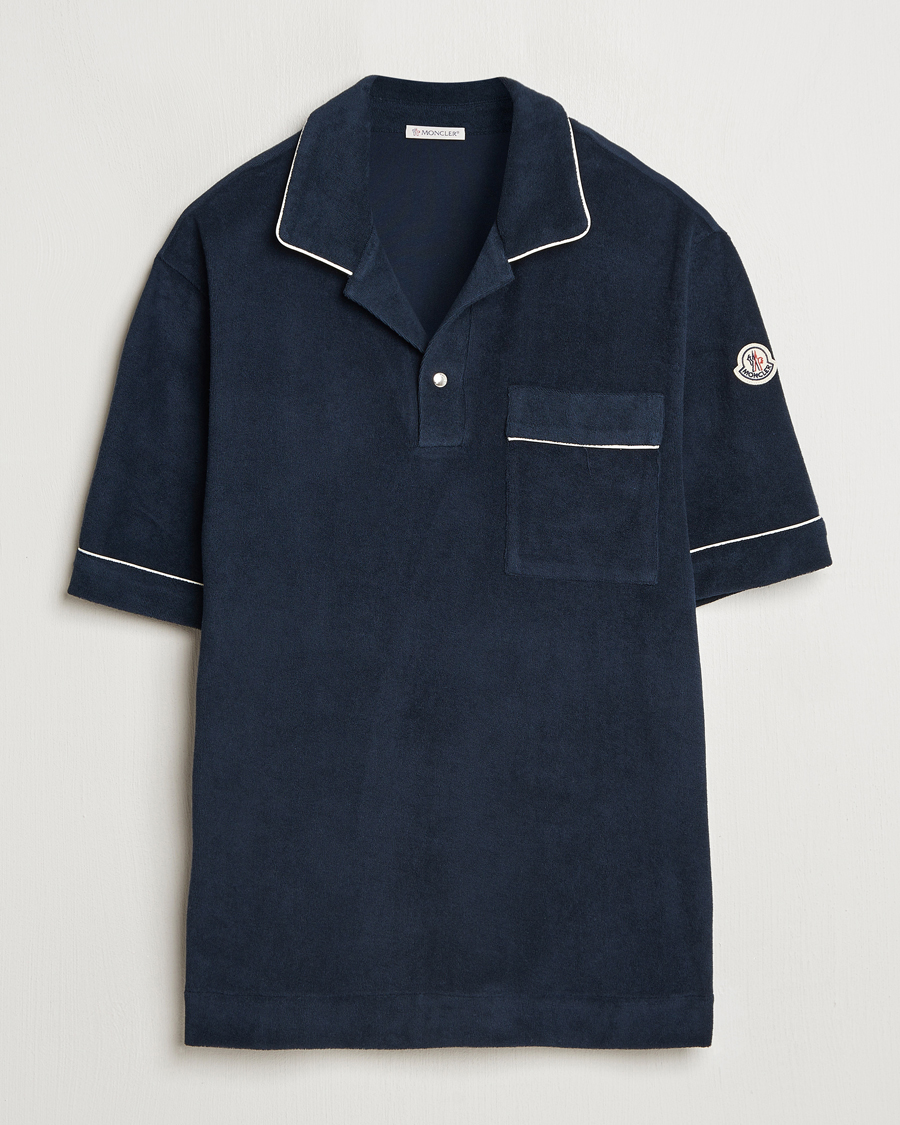 Herr | Skjortor | Moncler | Camp Shirt Navy