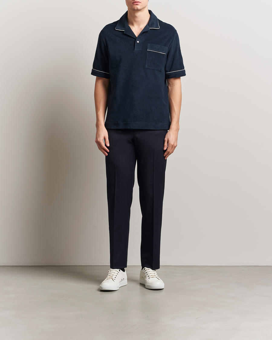 Herr | Skjortor | Moncler | Camp Shirt Navy