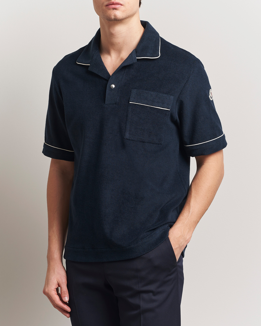 Herr | Skjortor | Moncler | Camp Shirt Navy