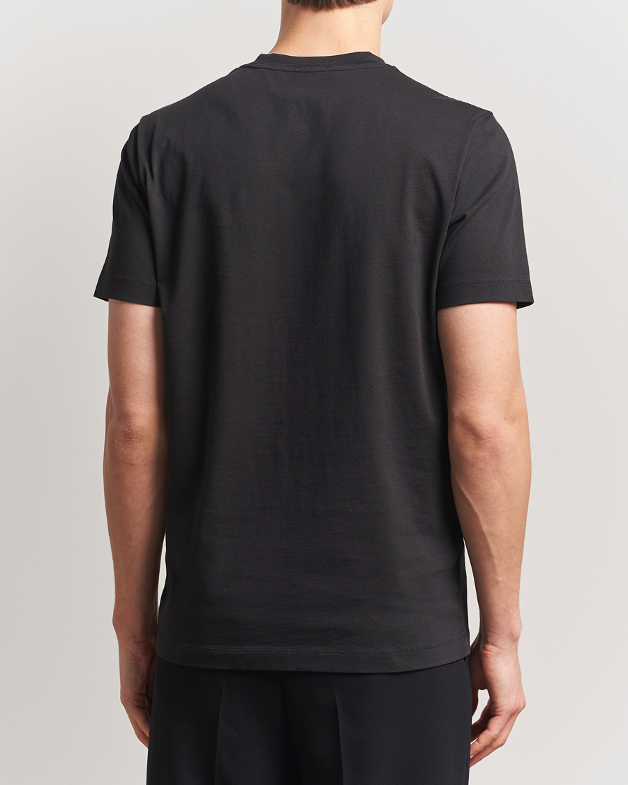 Herr | T-Shirts | Moncler | Lettering Logo T-Shirt Black