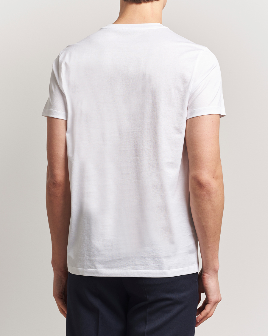 Herr | T-Shirts | Moncler | Double Logo T-Shirt White