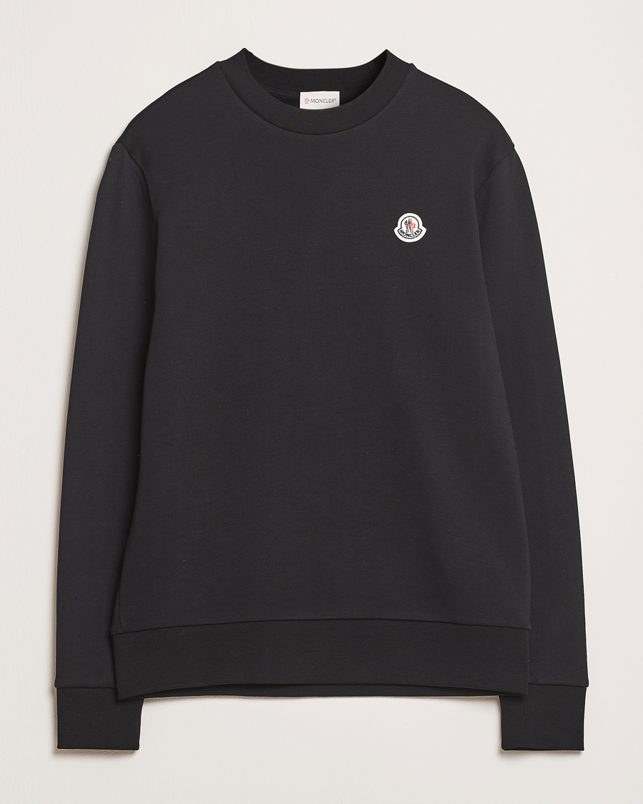 Herr | Tröjor | Moncler | Lettering Logo Sweatshirt Black