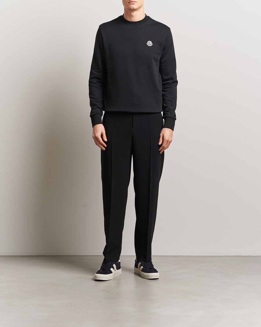 Herr | Tröjor | Moncler | Lettering Logo Sweatshirt Black