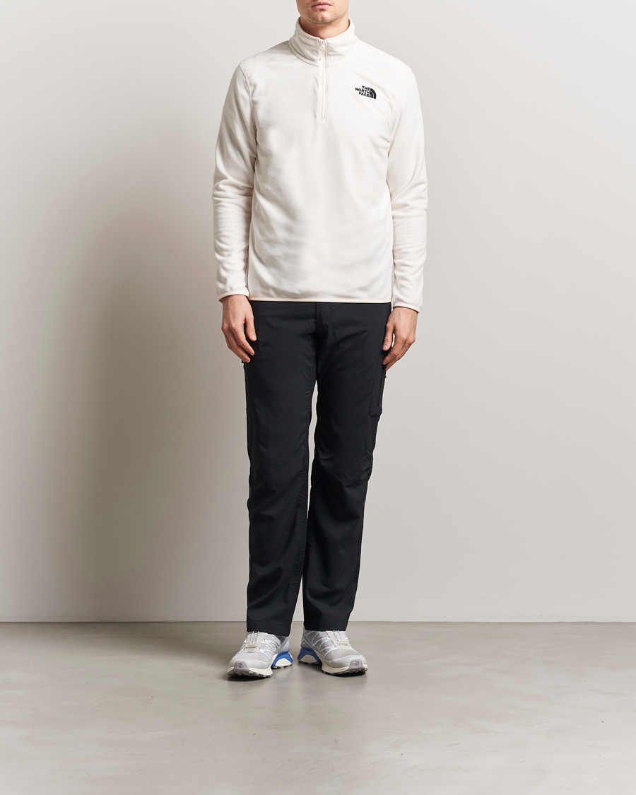 Herr | Tröjor | The North Face | Glacier 1/4 Zip Fleece White Dune