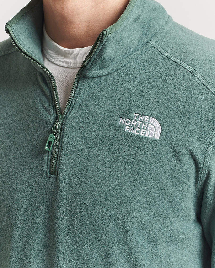 Herr | Tröjor | The North Face | Glacier 1/4 Zip Fleece Duck Green