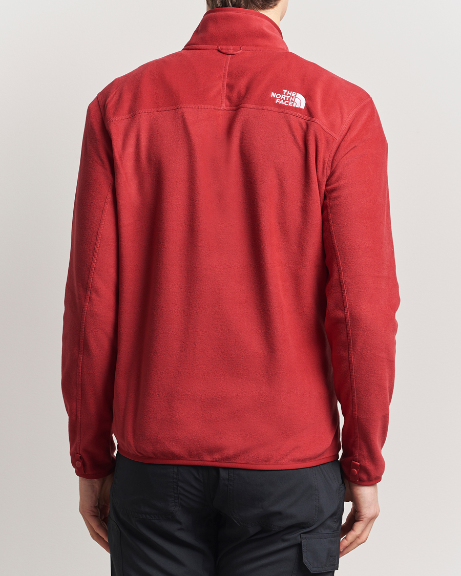 Herr | Tröjor | The North Face | Glacier Full Zip Fleece Garnet Red