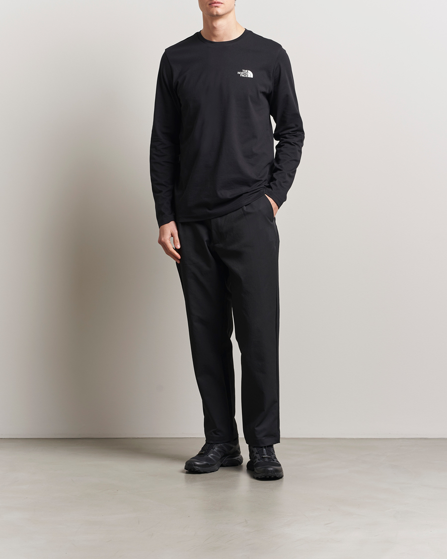 Herr | T-Shirts | The North Face | Simple Dome Long Sleeve T-Shirt Black