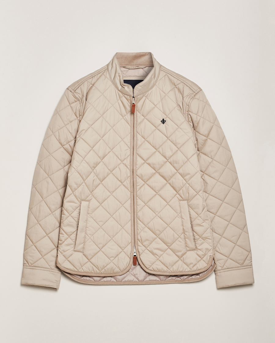 Herr | Jackor | Morris | Teddy Quilted Jacket Beige