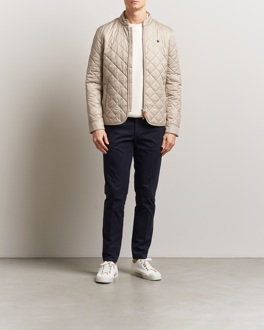 Herr | Jackor | Morris | Teddy Quilted Jacket Beige