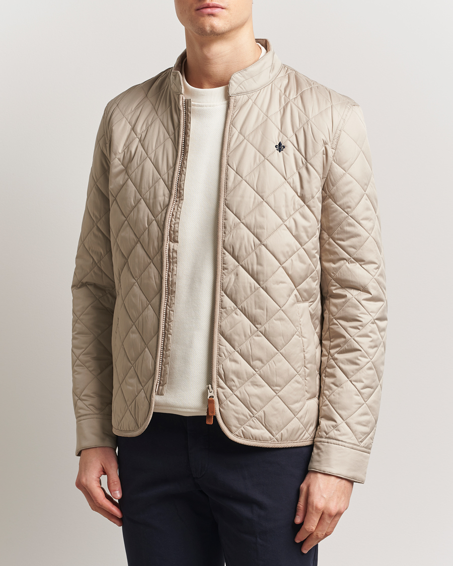 Herr | Jackor | Morris | Teddy Quilted Jacket Beige