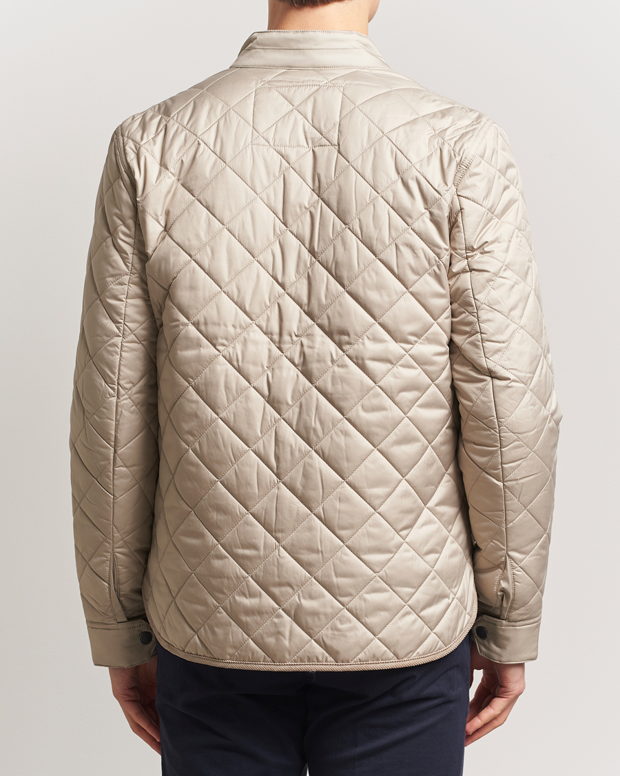 Herr | Jackor | Morris | Teddy Quilted Jacket Beige
