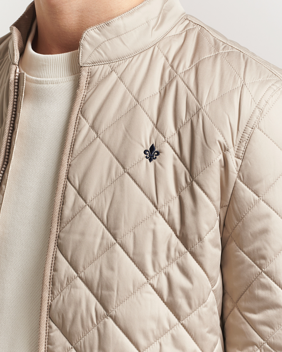 Herr | Jackor | Morris | Teddy Quilted Jacket Beige