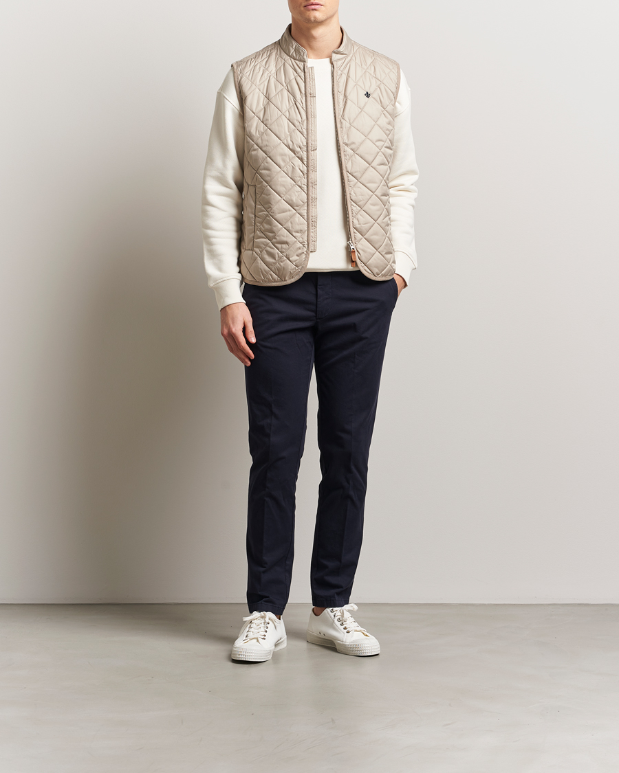 Herr | Västar | Morris | Teddy Quilted Vest Khaki