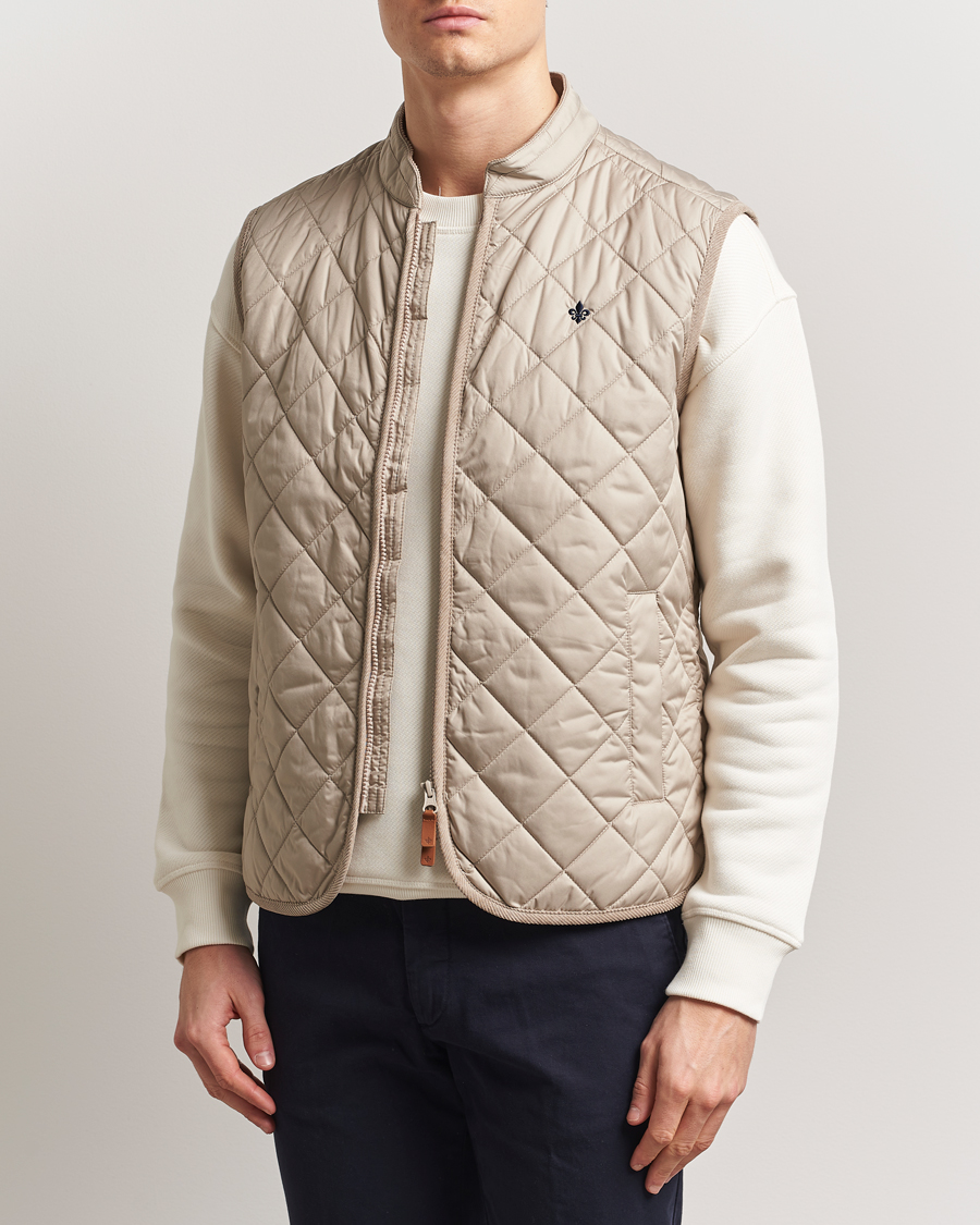 Herr | Västar | Morris | Teddy Quilted Vest Khaki
