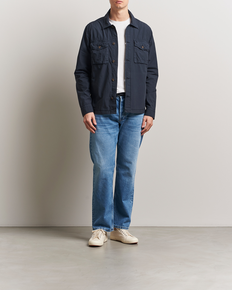 Herr | Skjortor | Morris | Harrison Shirt Jacket Navy