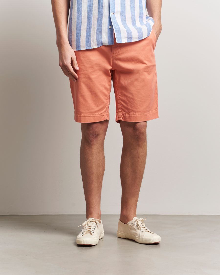 Herr | Shorts | Morris | Jefferey Summer Chinos Shorts Orange