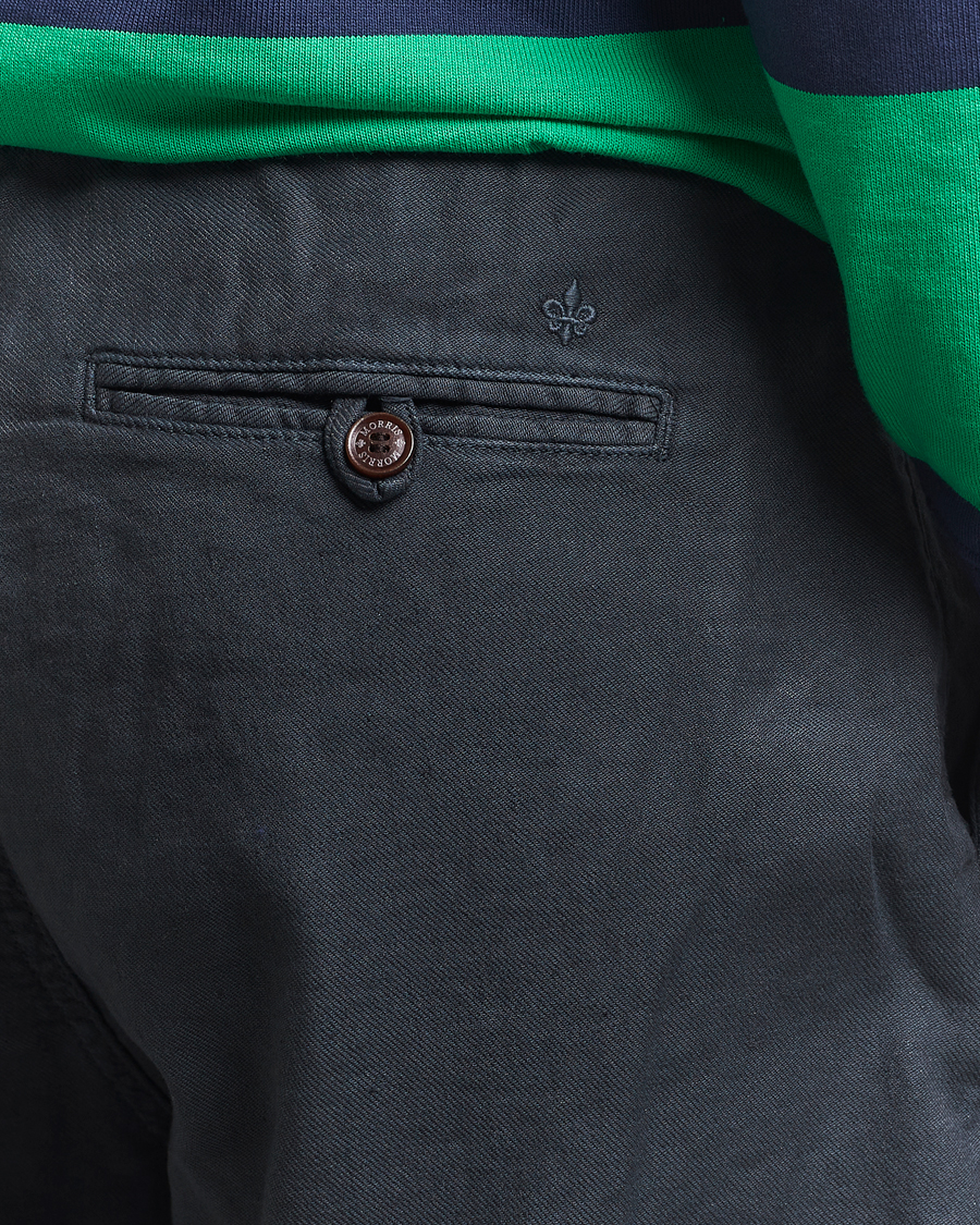 Herr | Shorts | Morris | Fenix Linen/Cotton Shorts Blue