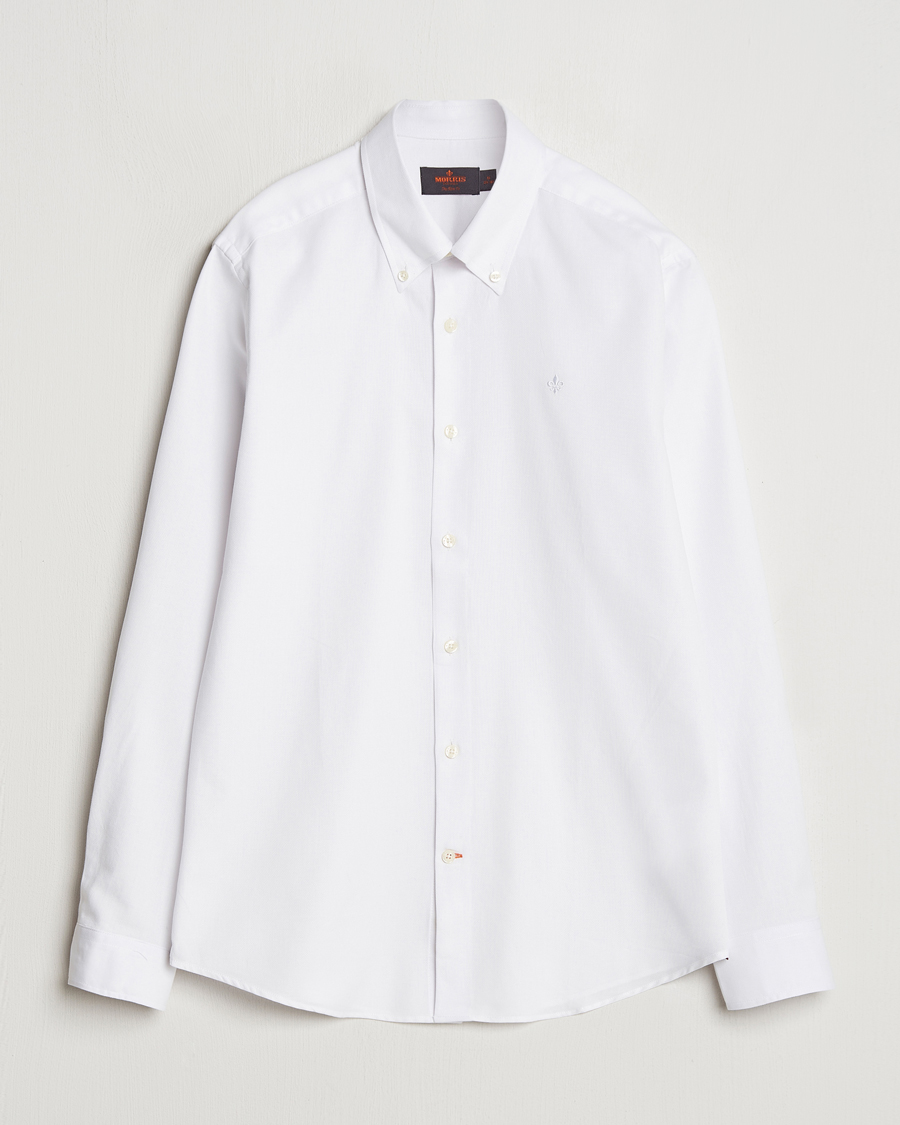 Herr | Skjortor | Morris | Slim Fit Structured Shirt White