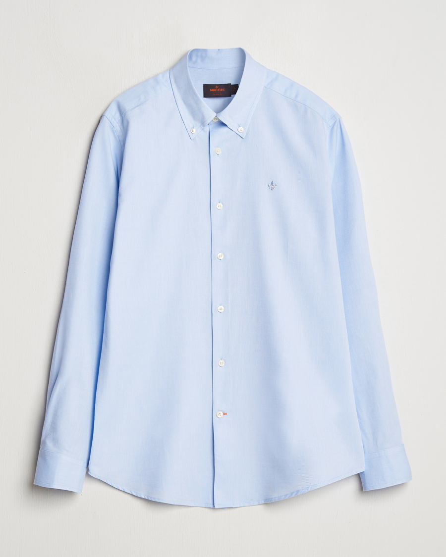 Herr | Skjortor | Morris | Slim Fit Structured Shirt Light Blue