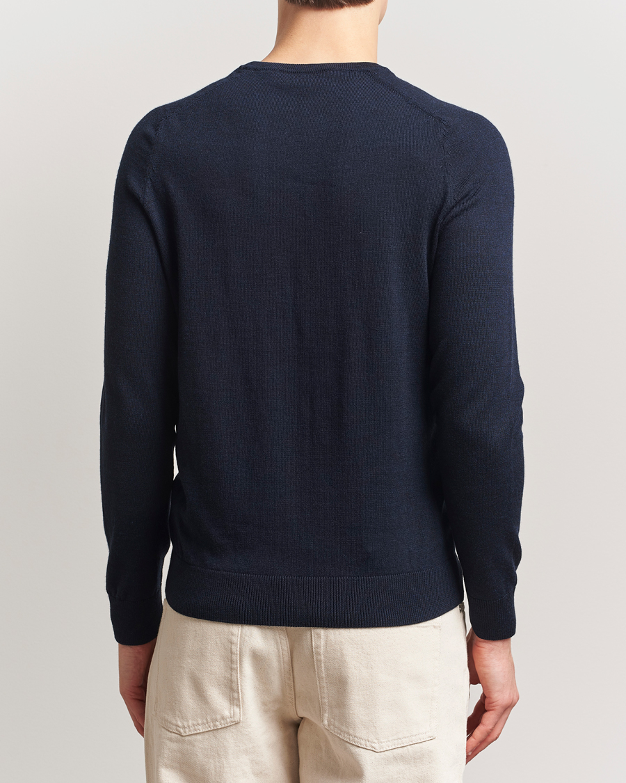 Herr | Tröjor | Morris | Merino O-Neck Navy