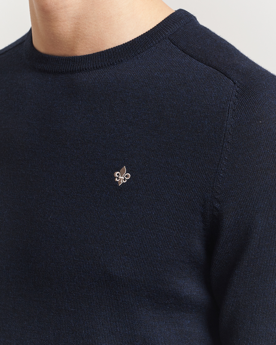 Herr | Tröjor | Morris | Merino O-Neck Navy
