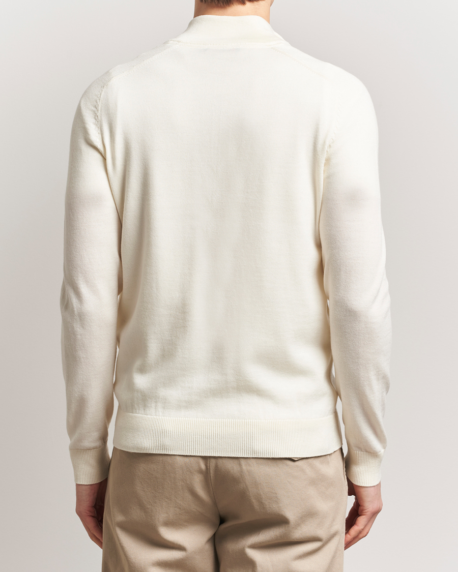 Herr | Tröjor | Morris | John Merino Half Zip White