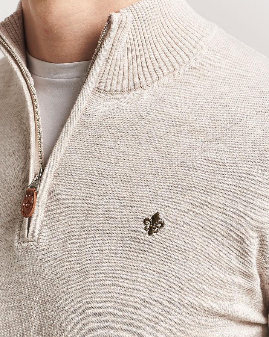 Herr | Tröjor | Morris | Randall Half Zip Khaki