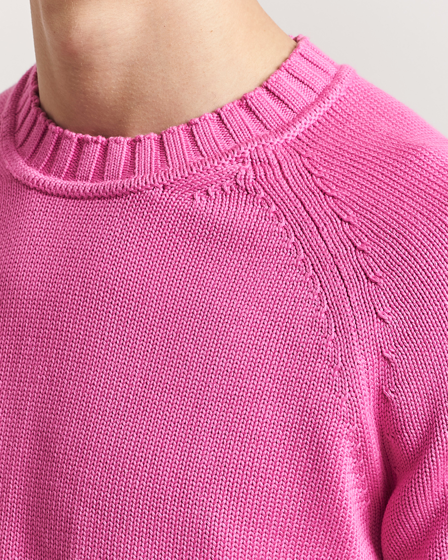 Herr | Tröjor | Morris | Brooks Crew O-Neck Cerise
