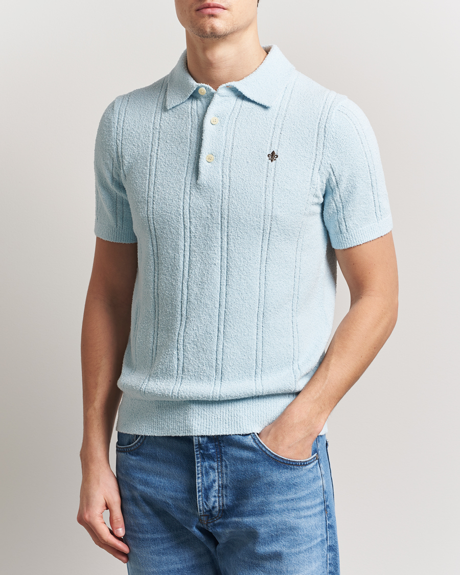Herr | Pikéer | Morris | Sandy Polo Shirt Light Blue